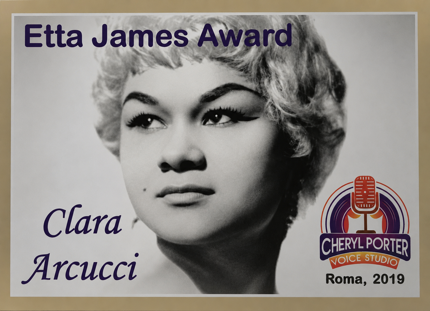 Etta James Award — Clara Arcucci 2019